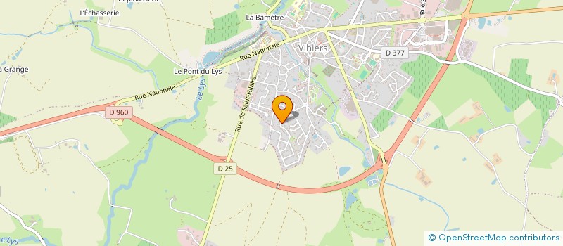 localisation de l'entreprise SCI OLEA LOCATION à LYS-HAUT-LAYON