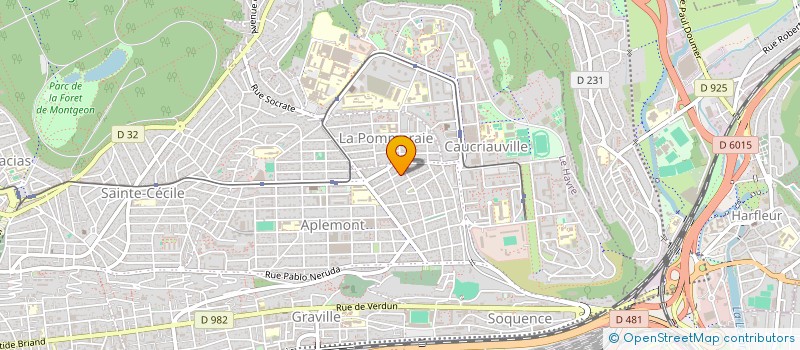 localisation de l'entreprise SCI OLEK à LE HAVRE