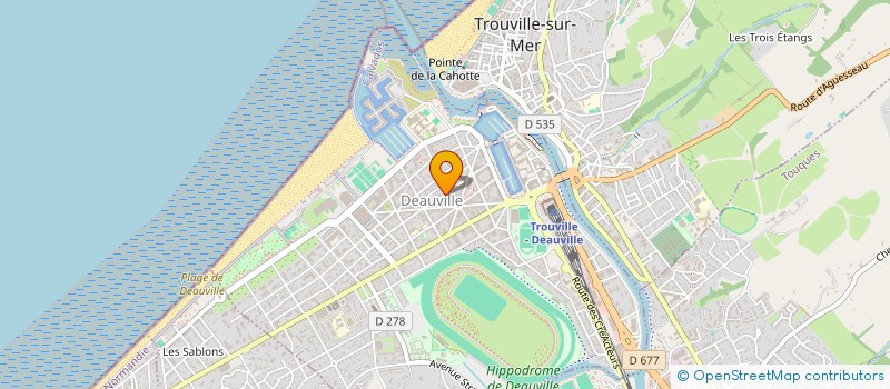 localisation de l'entreprise SCI OLEM à DEAUVILLE