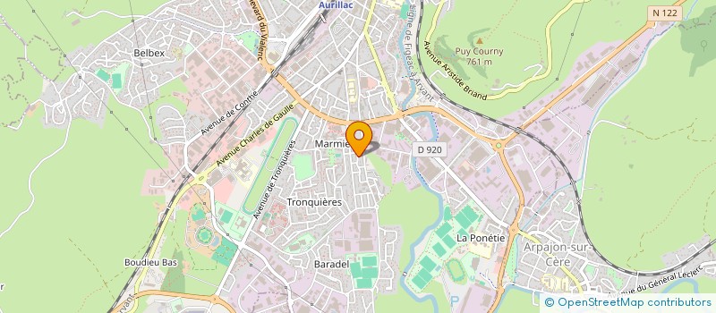 localisation de l'entreprise SCI OLEMPS à YTRAC