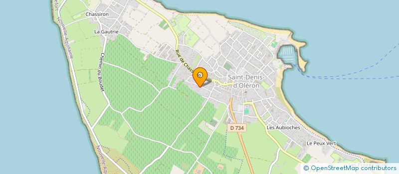 localisation de l'entreprise SCI OLERON DUBREUIL  SAINT-DENIS-D'OLERON