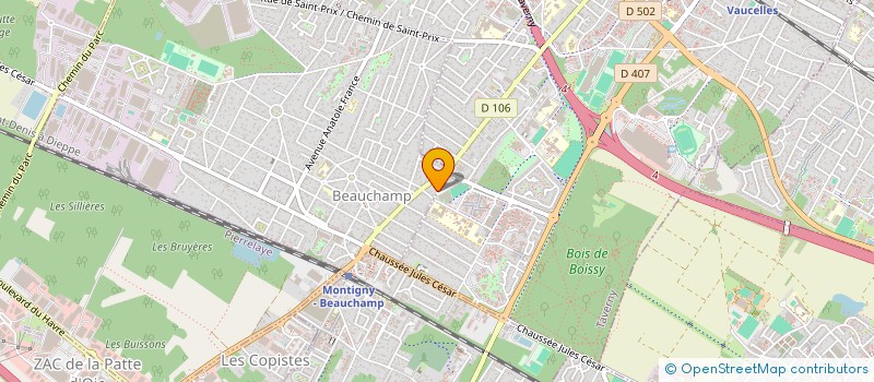 localisation de l'entreprise SCI OLERON LA LUMINEUSE  BEAUCHAMP