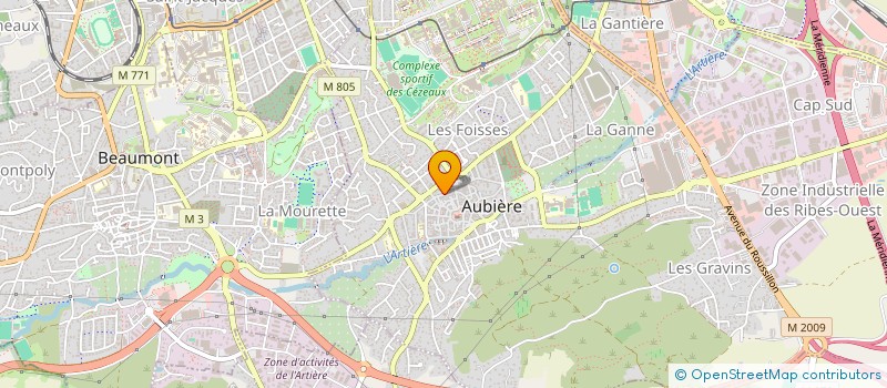 localisation de l'entreprise SCI OLERON MATHA  AUBIERE