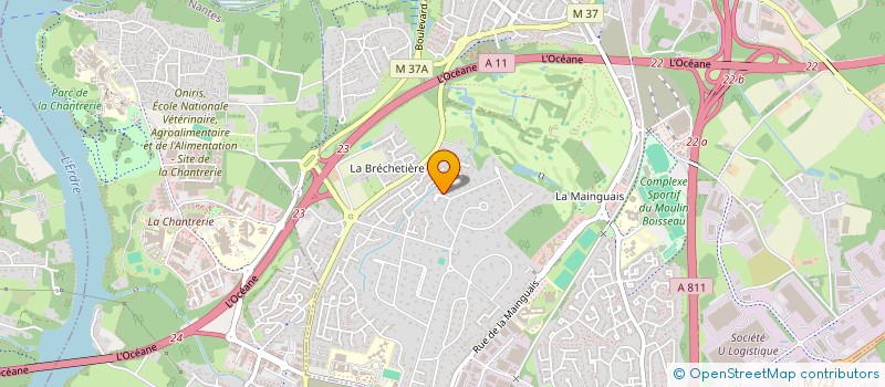 localisation de l'entreprise SCI OLERON RIOLON  CARQUEFOU