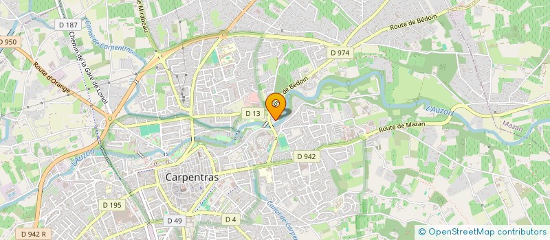 localisation de l'entreprise SCI OLETI  CARPENTRAS