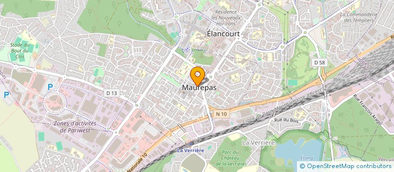 localisation de l'entreprise SCI OLETTA  MAUREPAS