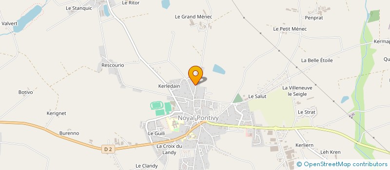 localisation de l'entreprise SCI OLF.G.C  NOYAL-PONTIVY