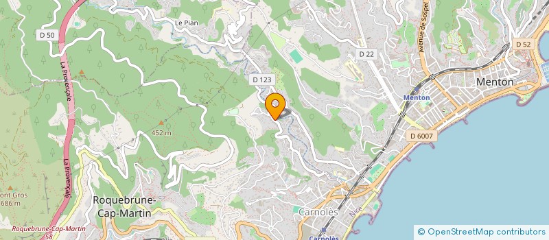 localisation de l'entreprise SCI OLFA à ROQUEBRUNE-CAP-MARTIN
