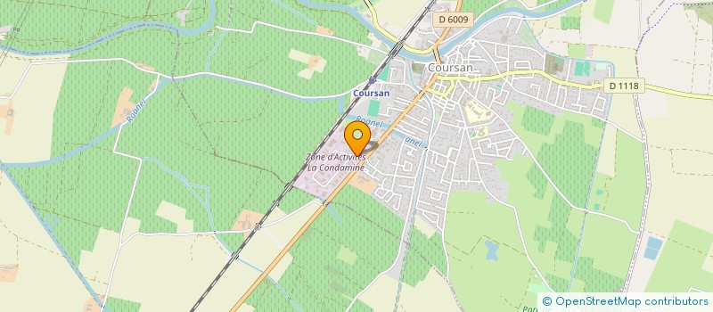 localisation de l'entreprise SCI OLGA  COURSAN