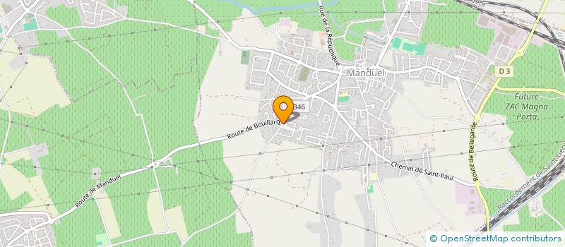 localisation de l'entreprise SCI OLGA  MANDUEL