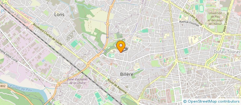 localisation de l'entreprise SCI OLHARAN  BILLERE