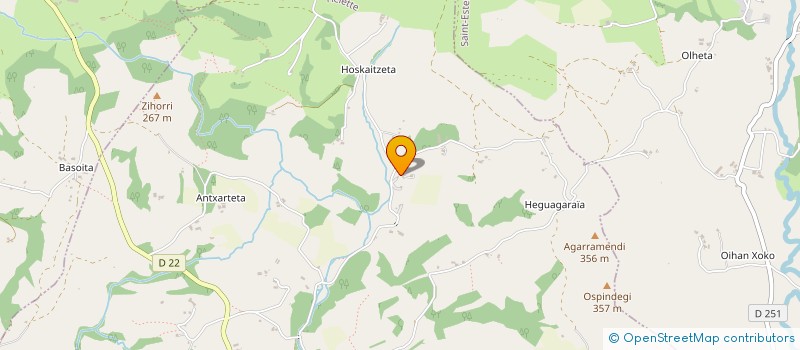 localisation de l'entreprise SCI OLHAYA  HELETTE