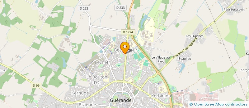 localisation de l'entreprise SCI OLHUAN  GUERANDE