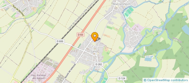 localisation de l'entreprise SCI OLI  SAND