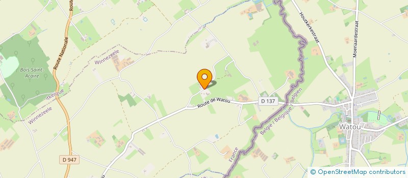 localisation de l'entreprise SCI OLI  WINNEZEELE