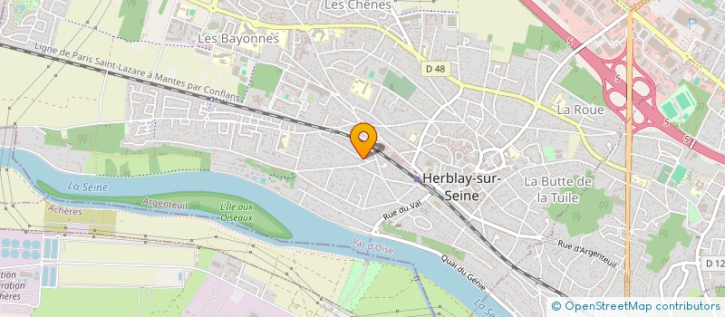 localisation de l'entreprise SCI OLI CAR  HERBLAY-SUR-SEINE