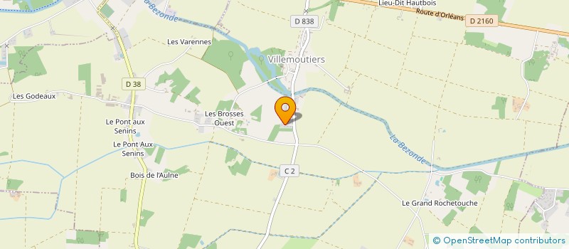 localisation de l'entreprise SCI OLI IMMO à VILLEMOUTIERS