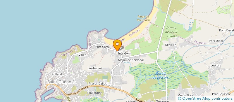 localisation de l'entreprise SCI OLI PORS CARN  PENMARCH