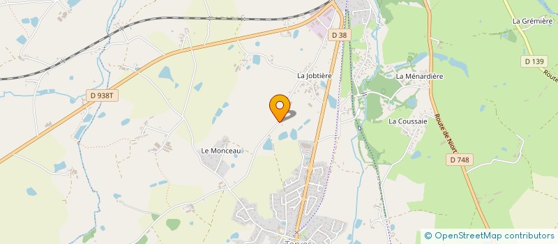 localisation de l'entreprise SCI OLIAN  BRESSUIRE