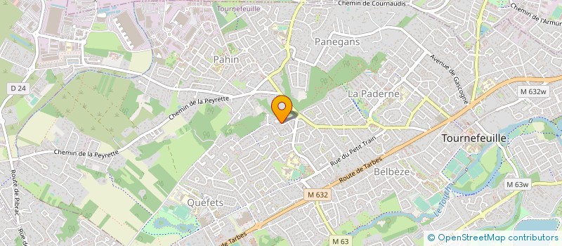 localisation de l'entreprise SCI OLIAND  TOURNEFEUILLE