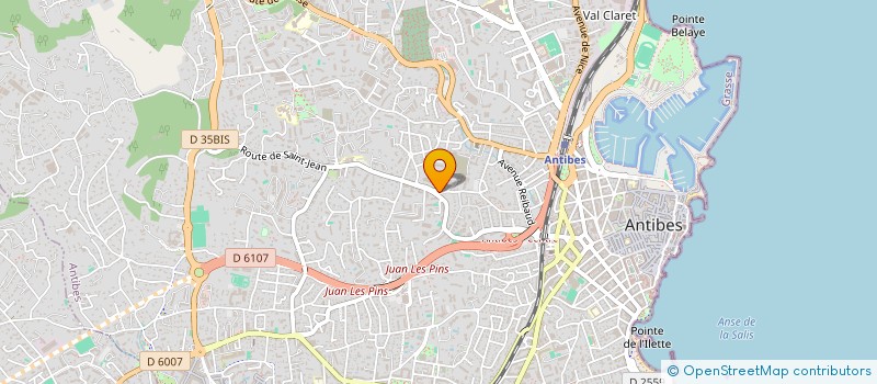 localisation de l'entreprise SCI OLIANE à ANTIBES