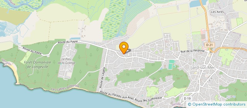 localisation de l'entreprise SCI OLIANE à JARD-SUR-MER