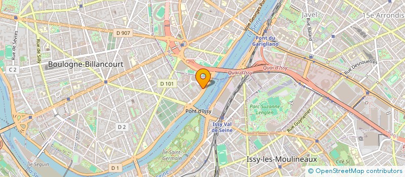localisation de l'entreprise SCI OLIANE à BOULOGNE-BILLANCOURT