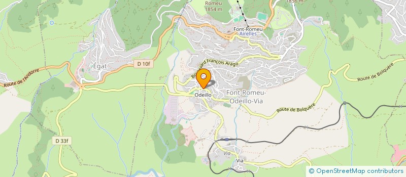 localisation de l'entreprise SCI OLIBA  FONT-ROMEU-ODEILLO-VIA