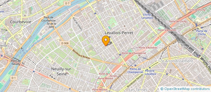 localisation de l'entreprise SCI OLIBI à LEVALLOIS-PERRET