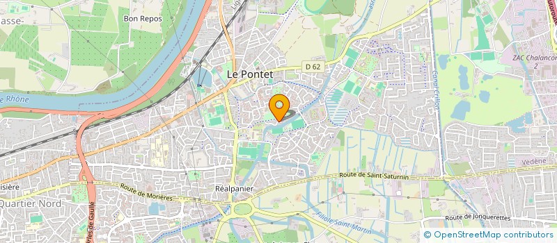 localisation de l'entreprise SCI OLIBRI  LE PONTET