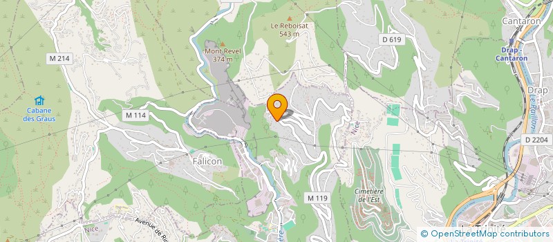 localisation de l'entreprise SCI OLICAT  MANDELIEU-LA-NAPOULE