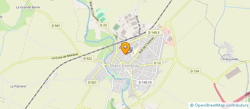 localisation de l'entreprise SCI OLICAT à ILLIERS-COMBRAY