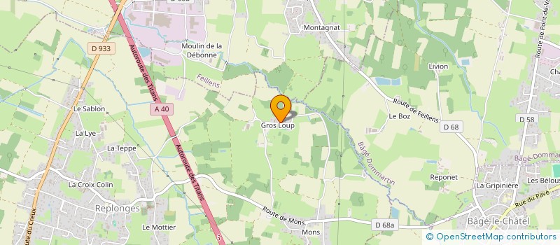 localisation de l'entreprise SCI OLICE à REPLONGES
