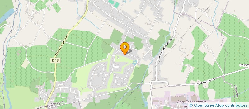 localisation de l'entreprise SCI OLICEL  SAINT-SULPICE-ET-CAMEYRAC