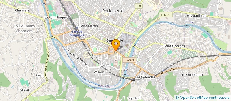 localisation de l'entreprise SCI OLICEL à PERIGUEUX