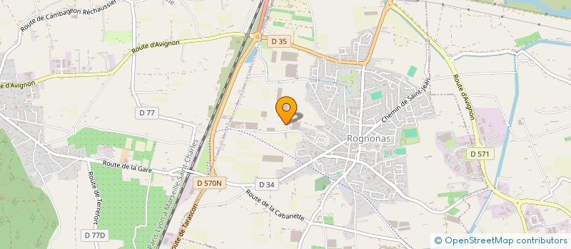 localisation de l'entreprise SCI OLICHA  ROGNONAS