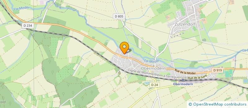 localisation de l'entreprise SCI OLICHRIS  OBERMODERN-ZUTZENDORF