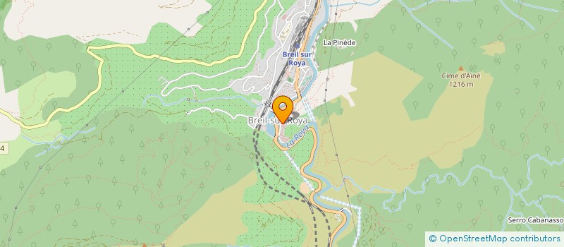 localisation de l'entreprise SCI OLIDAM  BREIL-SUR-ROYA