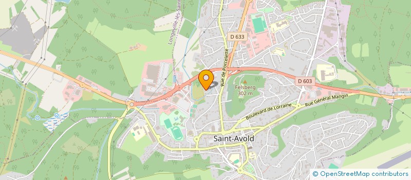 localisation de l'entreprise SCI OLIDELPHI  SAINT-AVOLD