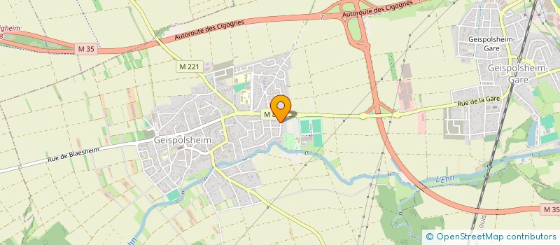 localisation de l'entreprise SCI OLIDENON  GEISPOLSHEIM