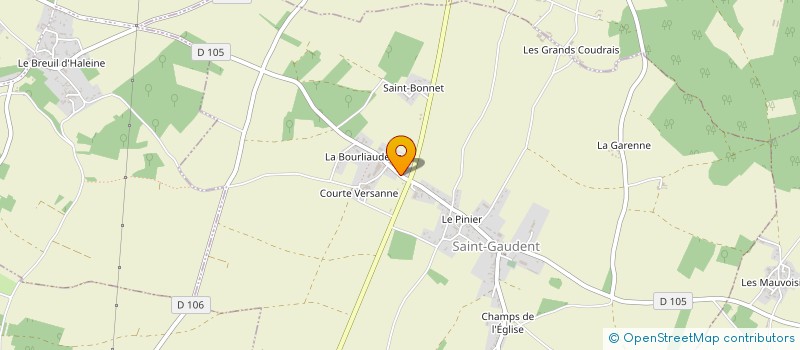 localisation de l'entreprise SCI OLIE  SAINT-GAUDENT