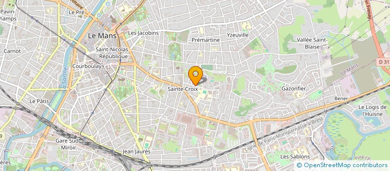 localisation de l'entreprise SCI OLIEST  LE MANS