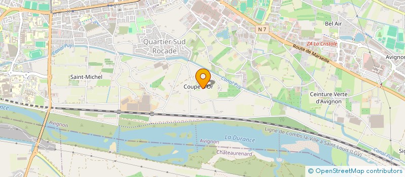 localisation de l'entreprise SCI OLIFLORE  AVIGNON