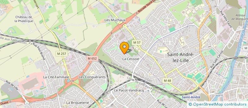 localisation de l'entreprise SCI OLIFRA à LAMBERSART