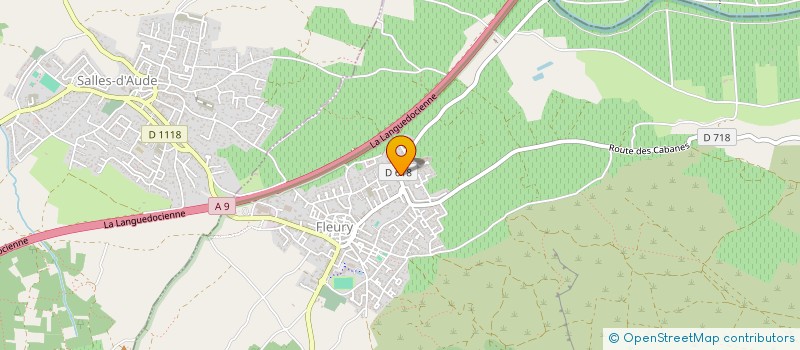 localisation de l'entreprise SCI OLIGHIS  NARBONNE