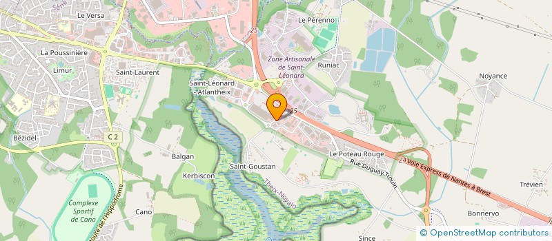 localisation de l'entreprise SCI OLIGO  THEIX-NOYALO