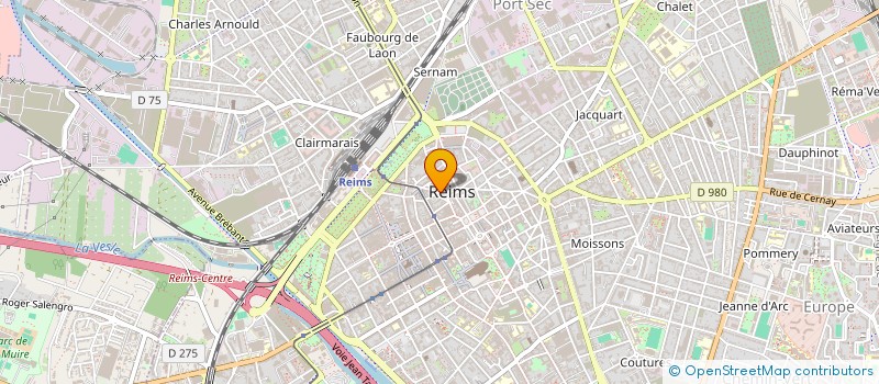 localisation de l'entreprise SCI OLIGO  REIMS