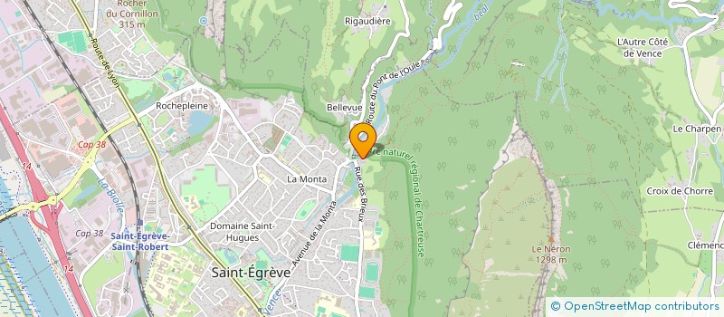 localisation de l'entreprise SCI OLIGUI  SAINT-EGREVE