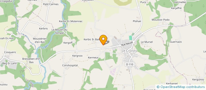 localisation de l'entreprise SCI OLIGUI  LE CROISTY