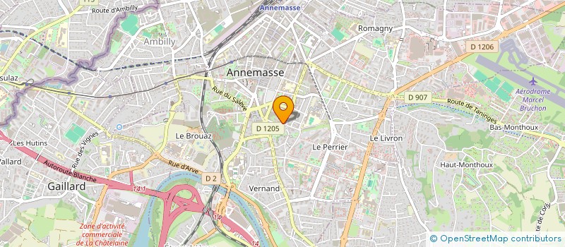 localisation de l'entreprise SCI OLIJAM à ANNEMASSE